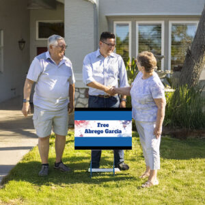 FREE ABREGO GARCIA Bumper Yard Sign
